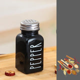 Barbecue Sprinkler Bottle Salt And Pepper Shaker Seasoning Bottle Square Glass Bottle - Nioor