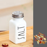 Barbecue Sprinkler Bottle Salt And Pepper Shaker Seasoning Bottle Square Glass Bottle - Nioor