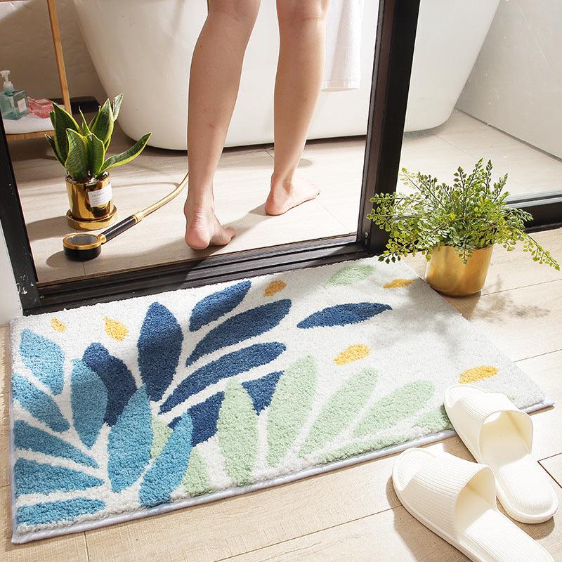 Bathroom Absorbent Floor Mats For Bathroom Non Slip Mats - Nioor