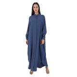 Batwing Sleeve Long Dress Clothes For Worship Service With Skirt Clothing - Nioor