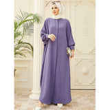 Batwing Sleeve Long Dress Clothes For Worship Service With Skirt Clothing - Nioor