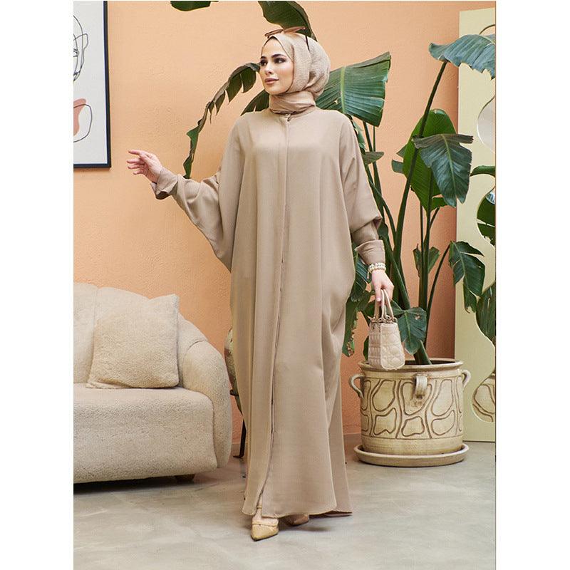 Batwing Sleeve Long Dress Clothes For Worship Service With Skirt Clothing - Nioor