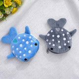 Plush Children's Shark Coin Purse Cute Cartoon Pendant - Nioor