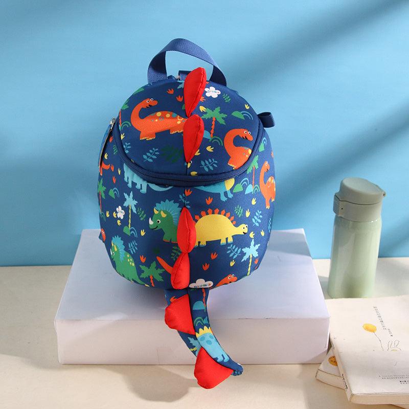 Children's Anti-lost Cartoon Dinosaur School Bag Kindergarten Backpack - Nioor