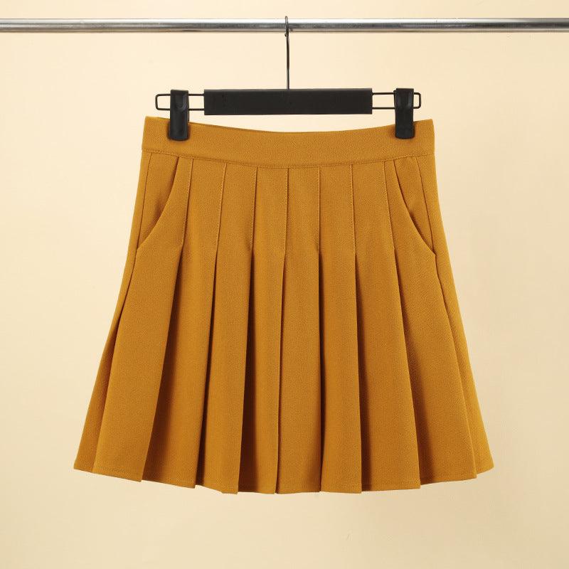 Casual Women's Clothing Slimming High Elastic Waist Anti-exposure Short Culottes - Nioor