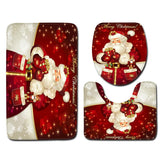 Christmas Snowman Bathroom Carpet Door Mat - Nioor