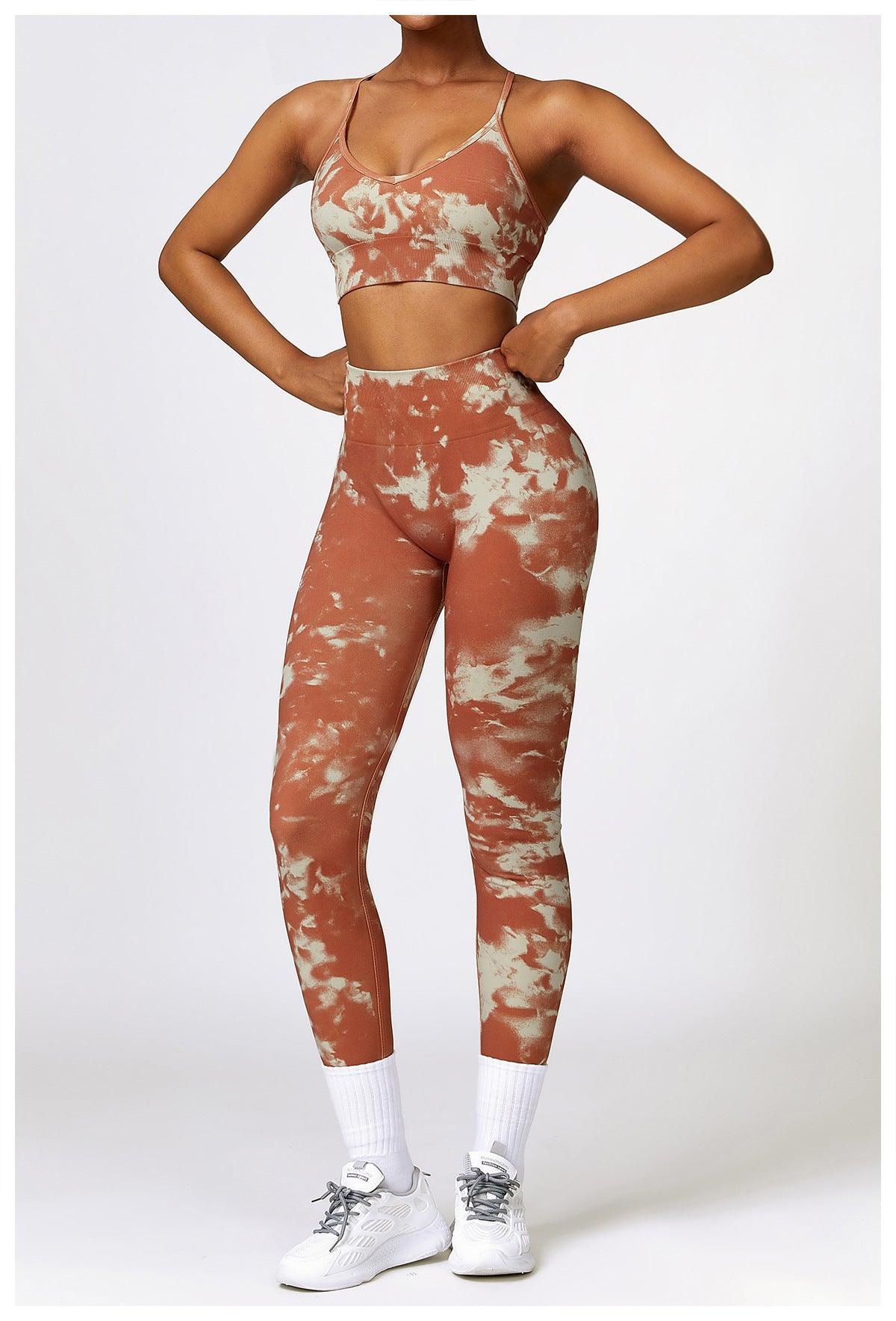 Camouflage Printing Seamless Yoga Suit - Nioor