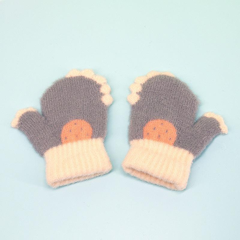 Winter Children's Woolen Gloves For Warmth - Nioor