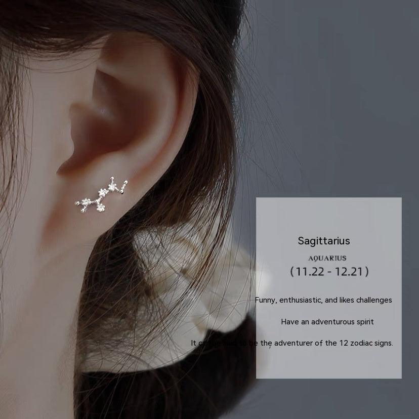 S925 Sterling Silver Constellation Stud Earrings For Women - Nioor
