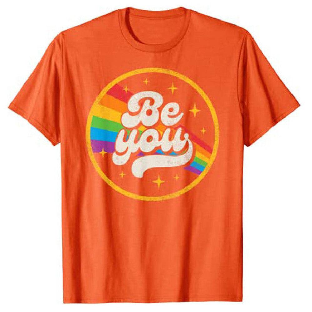 Be Your Ally Proud LGBT Retro Short Sleeved - Nioor