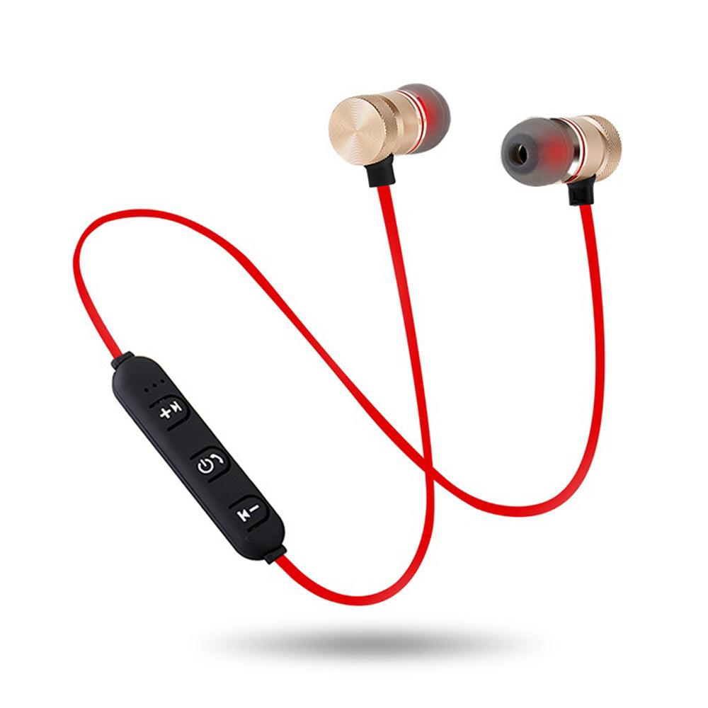 Magnetic Headphones In-Ear Bluetooth Stereo Earphones Headset Wireless Earbuds Random Color - Nioor