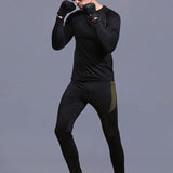 Sports Workout Clothes Thermal Underwear Suit For Men - Nioor