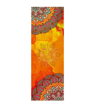 Beautiful Pattern Print New Yoga Towel Sweat Anti-skid Portable Gym Blanket Exercise Yoga Mat Towel Pilates Towel Yoga Mat Cover - Nioor