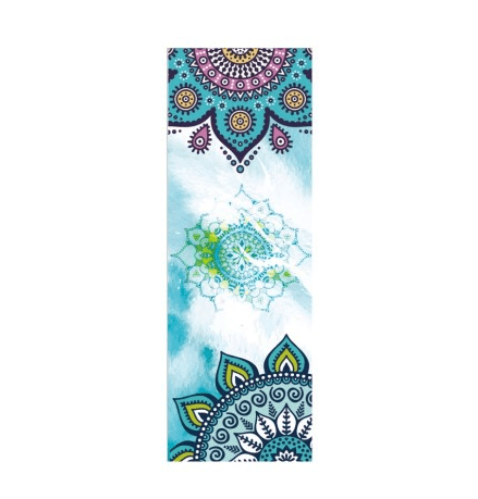 Beautiful Pattern Print New Yoga Towel Sweat Anti-skid Portable Gym Blanket Exercise Yoga Mat Towel Pilates Towel Yoga Mat Cover - Nioor