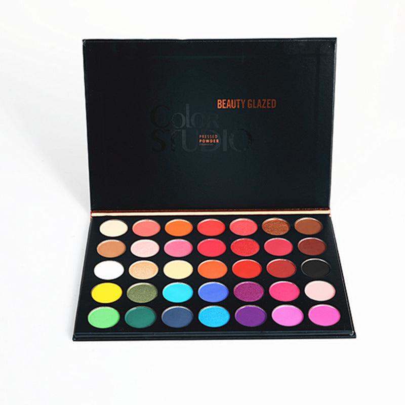 Beauty Glazed 35 Color Studio High Gloss Matte Eye Shadow - Nioor