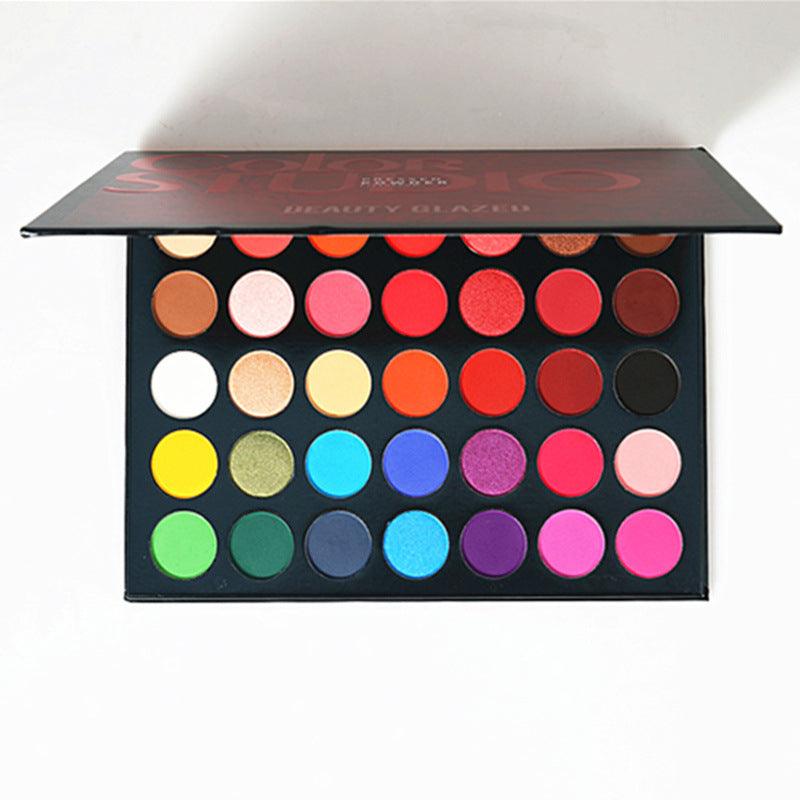 Beauty Glazed 35 Color Studio High Gloss Matte Eye Shadow - Nioor