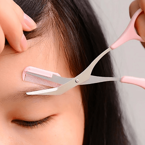 Beauty tools eyebrow scissors with eyebrow comb - Nioor