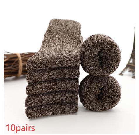 Tube Socks Thick Fleece-lined Warm Terry - Nioor