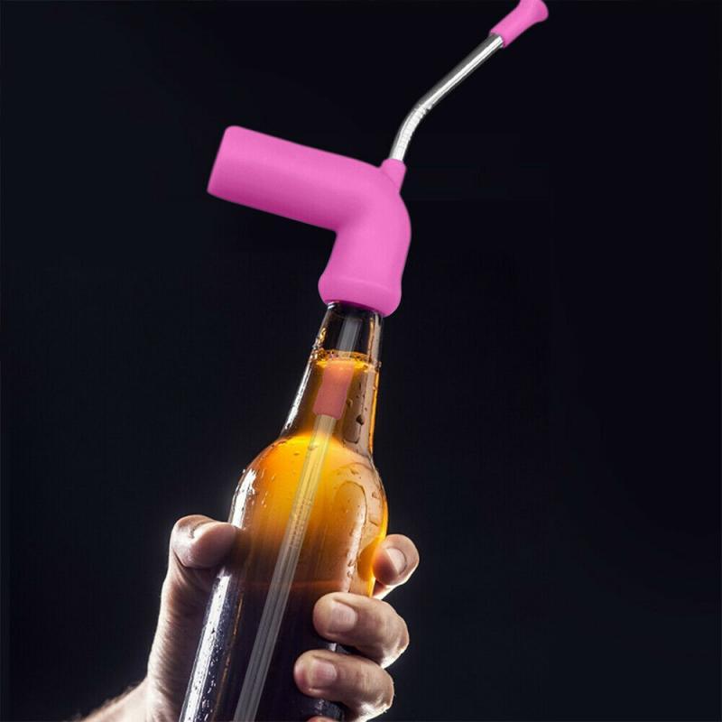 Beer Snorkel Straw Beer Bong Funnel Slammer Double Snorkel Drinking Beer Bar Tools Festivals Party Dispenser Beer Brewing - Nioor