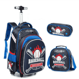 Three-piece Trolley Bag For Primary School Students - Nioor