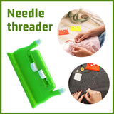 Auto Needle Threader DIY Tool Home Hand Machine Sewing Automatic Double-headed Thread Device For Elderly Household Accessories
