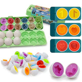 Baby Learning Educational Toy Smart Egg Toy Games Shape Matching Sorters Toys Montessori Eggs Toys For Kids Children - Nioor