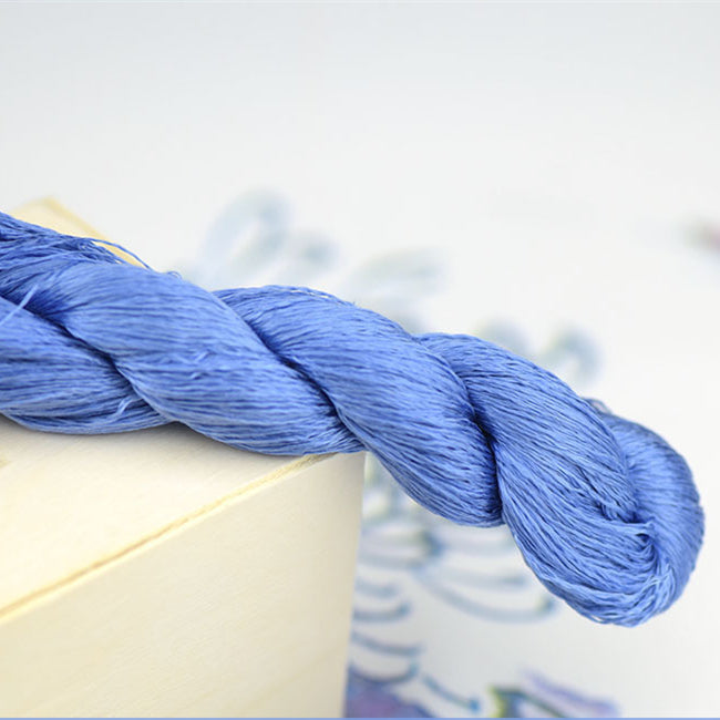Non Splitting Untwisted Silk Thread Large Branch Embroidery Thread