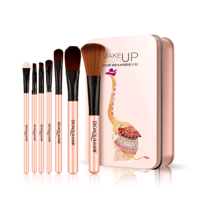 BIOAQUA Makeup Brushes Set Powder Foundation Eyeshadow Make Up Brush Soft Synthetic Hair Concealer kit Tool Cosmetics - Nioor