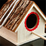 Bird House Bird Nest Outdoor Tree Parrot Breeding Box - Nioor