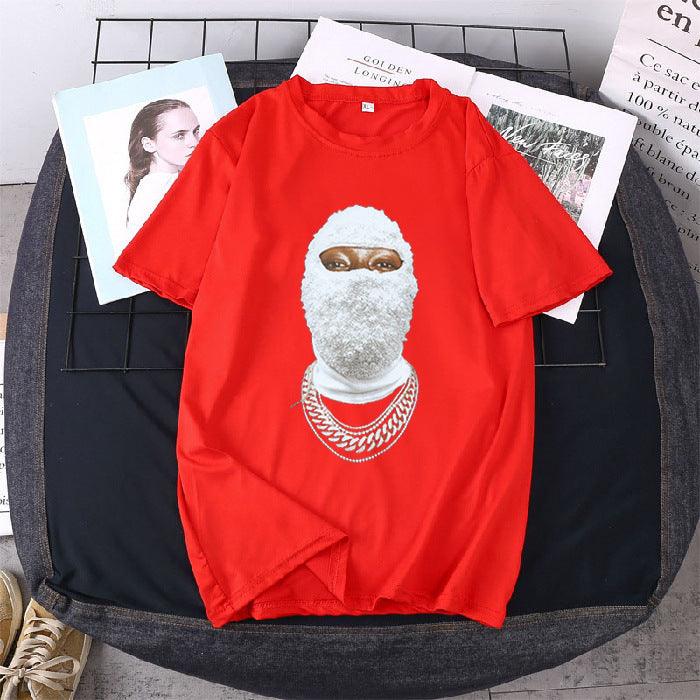 Black Short-sleeved T-shirt Women's Spring And Summer American Street Personality Loose Top Wear - Nioor