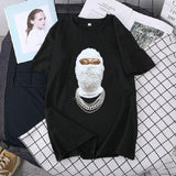 Black Short-sleeved T-shirt Women's Spring And Summer American Street Personality Loose Top Wear - Nioor