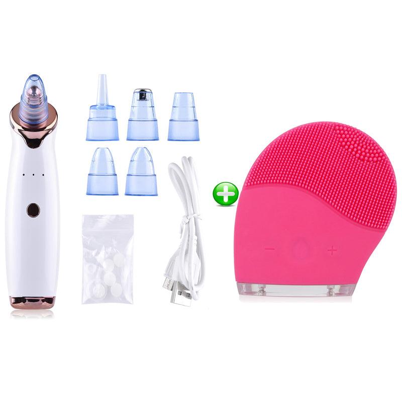 Blackhead Instrument Electric Suction Facial Washing Instrument Beauty Acne Cleaning Blackhead Suction Instrument - Nioor