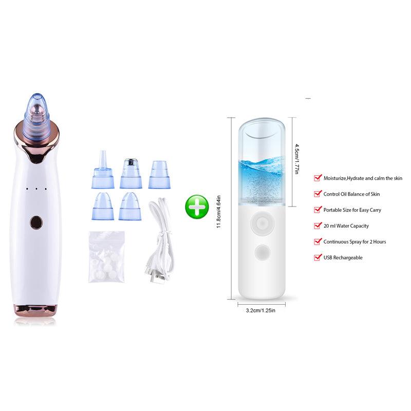 Blackhead Instrument Electric Suction Facial Washing Instrument Beauty Acne Cleaning Blackhead Suction Instrument - Nioor