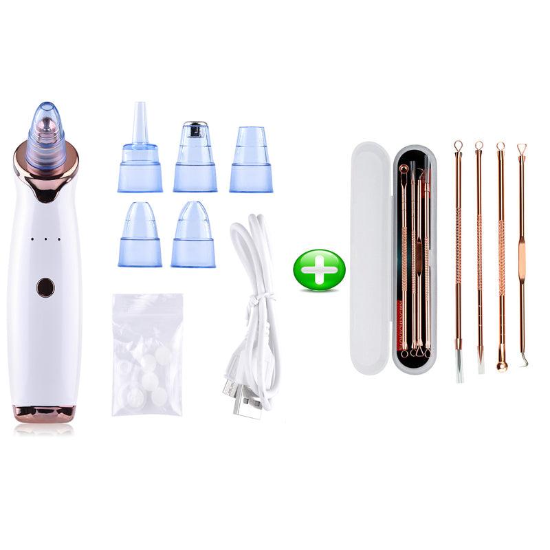 Blackhead Instrument Electric Suction Facial Washing Instrument Beauty Acne Cleaning Blackhead Suction Instrument - Nioor