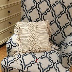 Bohemian Hand-woven Macrame Cotton Cushion Cover - Nioor
