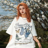 Butterfly Summer Short Sleeve T Shirt - Nioor