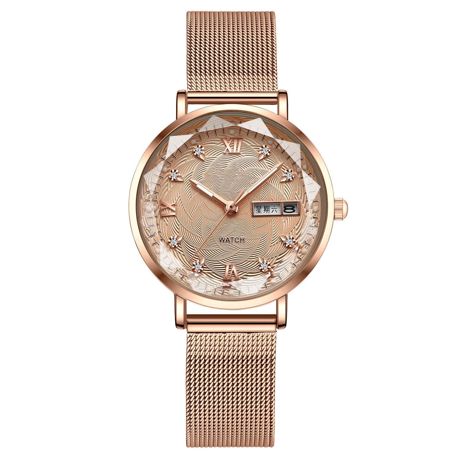 Women's Fashion Simple Waterproof Luminous Quartz Watch - Nioor