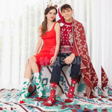 Cotton Stockings For Men With Christmas Theme - Nioor