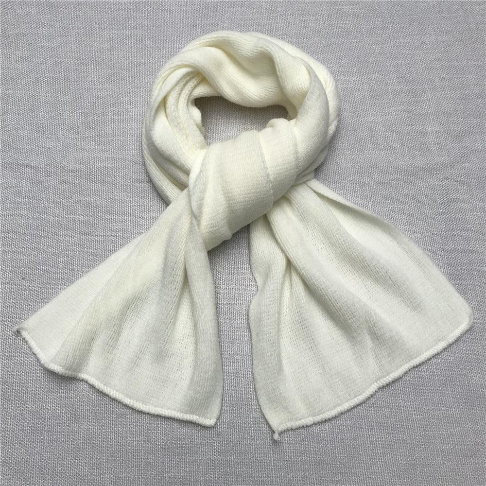 Winter Men's Solid Color Scarf Women's Shawl - Nioor