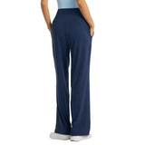 High Waist Hip Lift Yoga Wide-leg Pants Draping Slim Straight Breathable Sweat Absorbing Casual Sports Pants - Nioor