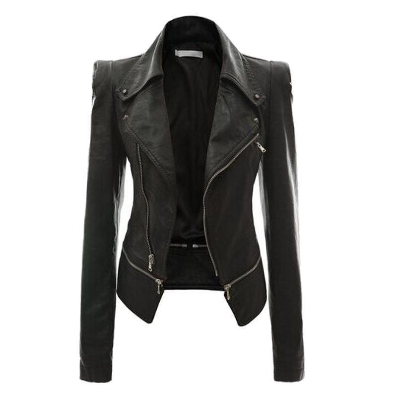 Motorcycle Leather Jacket - Nioor