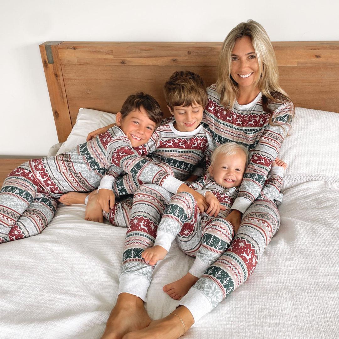 European And American Christmas Homewear Family Set Pajamas - Nioor