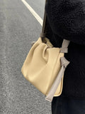 Women's Fashion Color Contrast Shoulder Messenger Cloud Bag