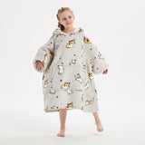 Hooded Slacker Blanket Pullover Children's And Teenagers' Sweater