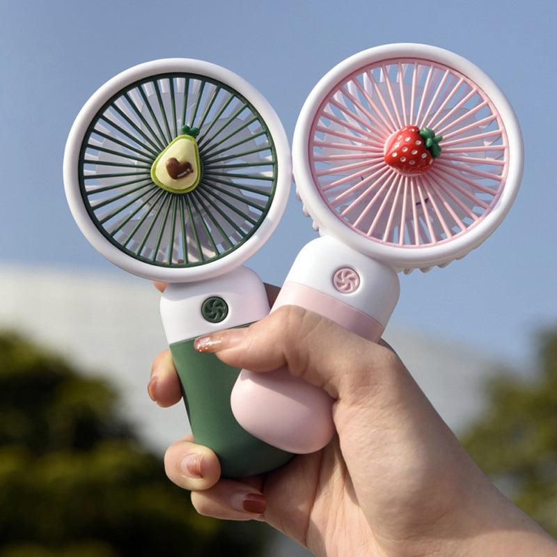 Creative Small Handheld Fan Cute Candy Color Portable - Nioor