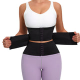 Body Sculpting Strap Breasted Belly Contracting Yoga Waistband - Nioor