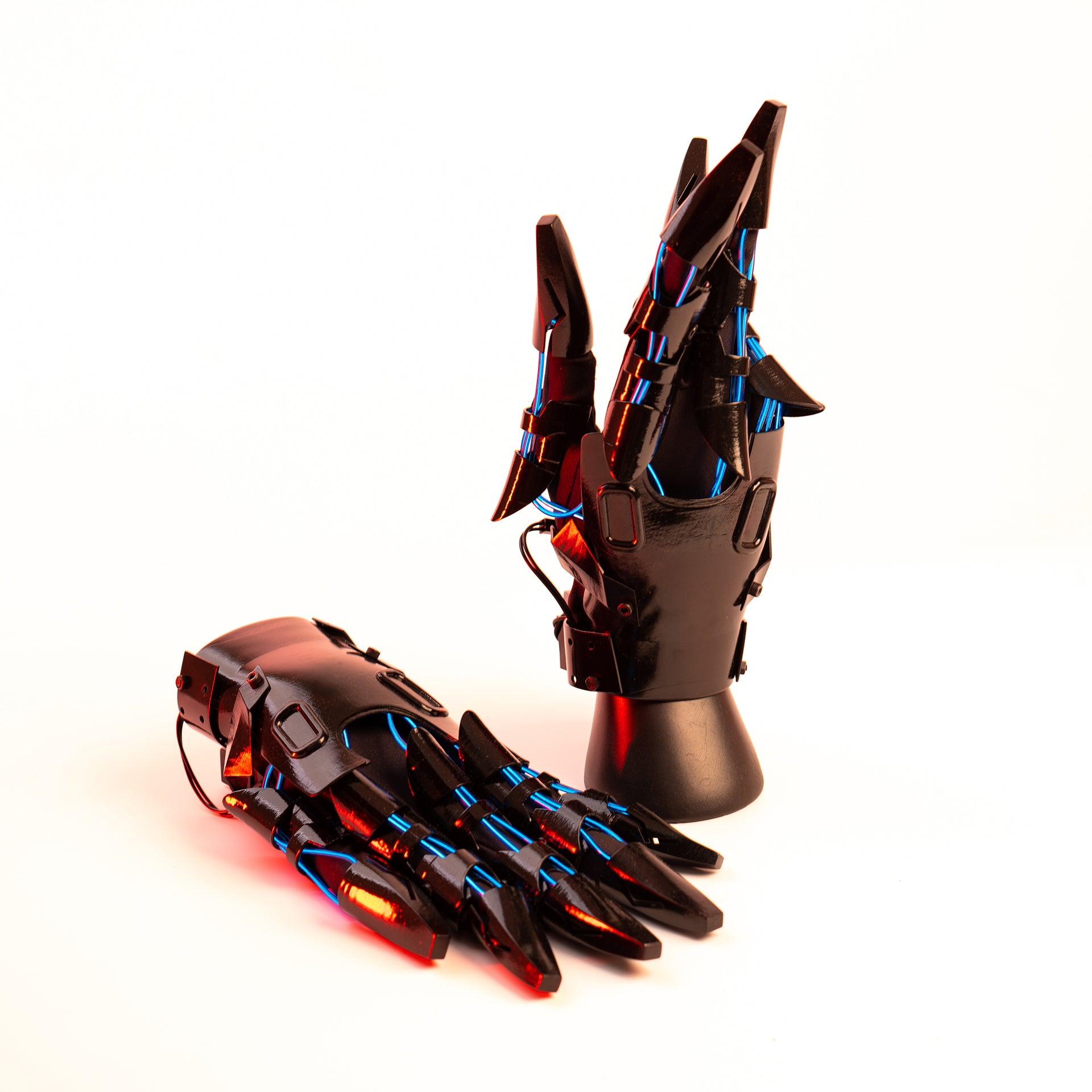 Men's And Women's Mechanical Luminous Knight Gloves - Nioor