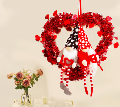 Valentine's Day Ornament Gift Faceless Doll Garland Valentine's Day Atmosphere Garland - Nioor