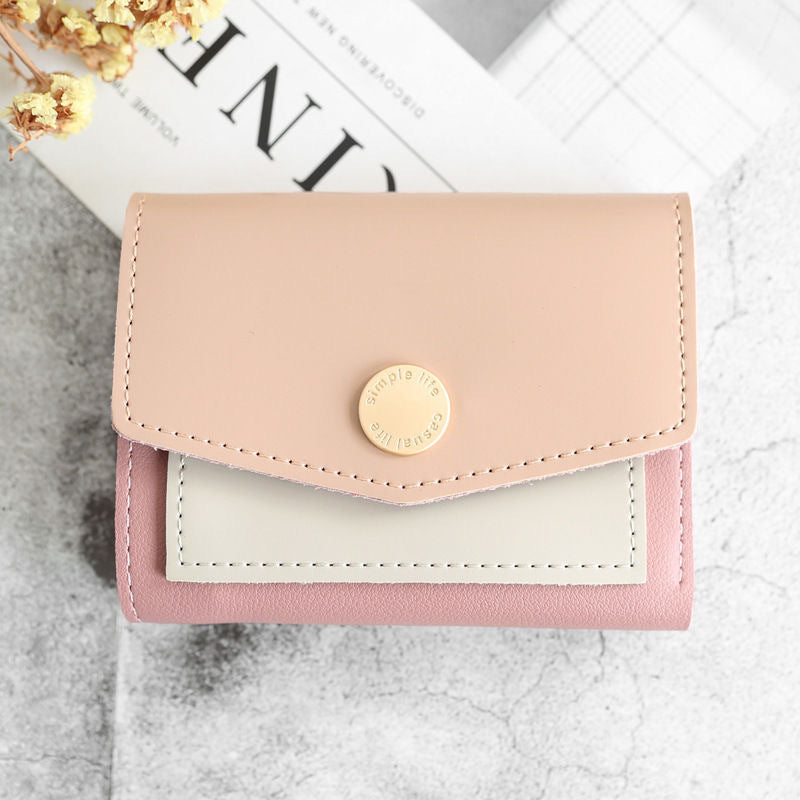 New Women's Wallet Short Fashionable And Simple