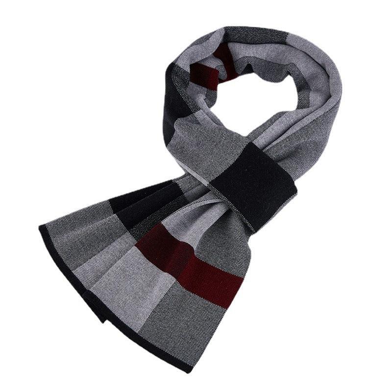 Men's Wool Knitted Scarf British Style - Nioor